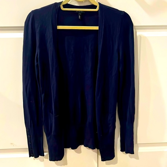 Escada Sweaters - ESCADA NAVY CARDIGAN